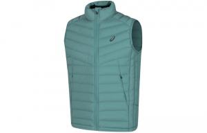 Пуховик мужской ASICS, синий/зеленый