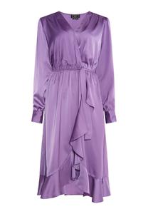 Платье faina Midi Langarm, фиолетовый