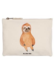 Mr. & Mrs. Panda Пенал с изображением ленивца, надпись «довольно», «без текста», белый