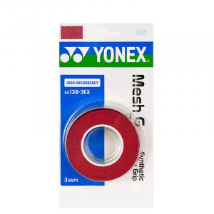 Лента для рукоятки бадминтонной ракетки из полиуретана, тонкая, для игры в помещении и на улице YONEX, Burgundy