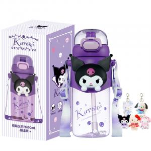 Good Looking Plastic, Practical Couple's Gift Exchange 600mL Sanrio, Kulomi Water Cup + Random Pendant 1 Pcs
