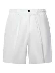 Плиссированные хлопковые шорты Be Able, белый