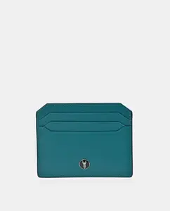 Мужской держатель для карт YANKO из верблюжьей кожи, бирюзовый