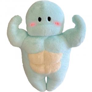 Милый мускулистый черепашка с прессом плюшевая кукла высота 45cm Ten Thousand Children's Music