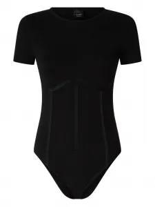 Боди с коротким рукавом Pinko, черный