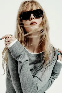 Джемпер из трикотажа двойной вязки Zara, серый