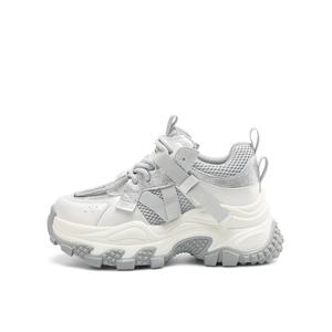 BOERDIQI Серые женские кроссовки на платформе, цвет Gray