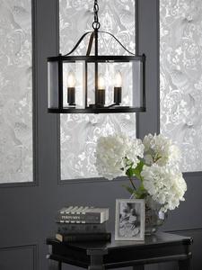 Подвесной потолочный светильник Harrington с тремя плафонами Laura Ashley, Black