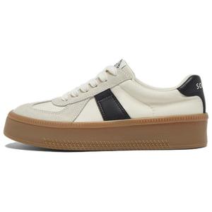 Дышащие низкие кроссовки для скейтбординга для женщин BASTO, Beige/Gray/Black