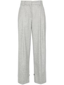 Brunello Cucinelli брюки строгого кроя, серый
