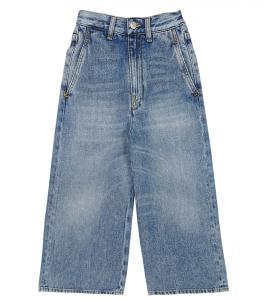 Джинсы широкого кроя MM6 Maison Margiela, синий