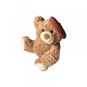 Плюшевая кукла мишка 35см/45см высота KecoSweet, beret bear