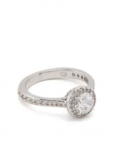 Кольцо Una Swarovski, серебяный