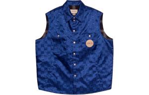 Мужской жилет Gucci, синий