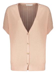 Кардиган ажурной вязки Fabiana Filippi, розовый