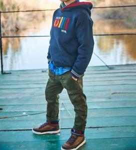 Детские спортивные брюки с карманами в цвете укропа Mayoral, зеленый