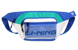 LINING Тканевый поясной рюкзак из полиуретана унисекс бело-голубой