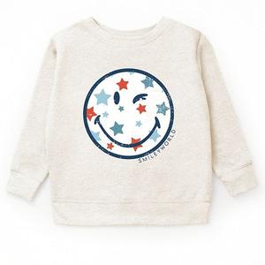Свитшот Smileyworld patriotic star wink youth The Juniper Shop, Natural
