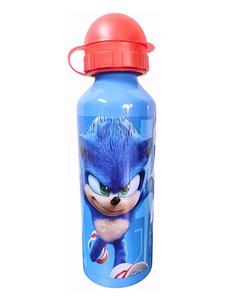 Алюминиевая бутылка для воды Sonic The Hedgehog, 520 мл, синего цвета