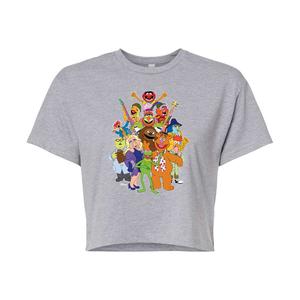 Укороченная футболка Disney's The Muppets Juniors Group Licensed Character, серый