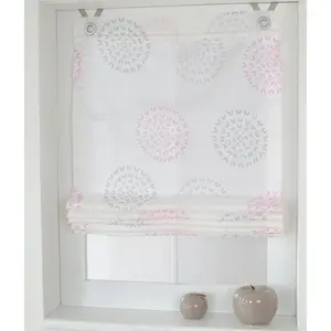 Heine Home Римская штора с люверсами, цвет rosé- weiß