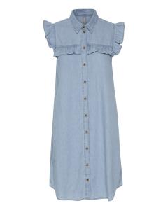 Мини платье CULTURE Aurelia, Blue denim