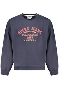 Толстовка мужская Guess Jeans, синий / красный / желтый