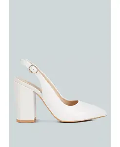 Dalaney Slingback High Block сандалии для женщин London Rag, белый