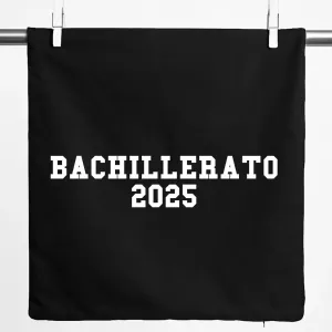 Наволочка Huuraa, подарок на выпускной в Испании, 40x40 см, черный хлопок, подарок на выпускной в Испании, 2025 г. Hellweg Druckerei