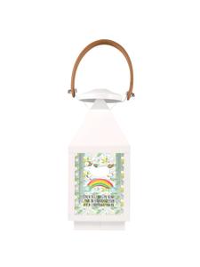 Mr. & Mrs. Panda Декоративный фонарь в виде единорога и радуги с надписью, прозрачный