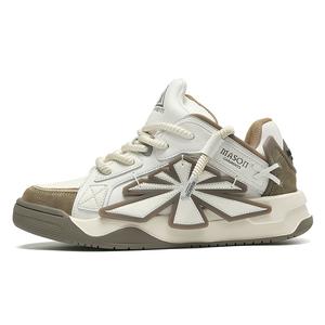 Masongarments Кроссовки для скейтбординга Xinghui, унисекс, цвет «молочный чай», серо-коричневый, в комплекте таинственная коробка