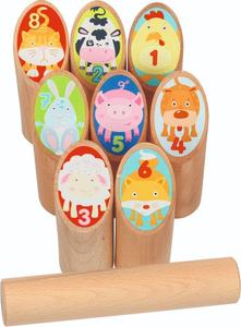 Викинг Кубб в хлопковом мешке, аркадная игра, Гоки Goki