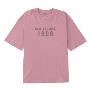 Футболка культовые студенческие майки большого размера New Balance, розовый