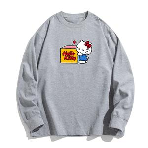 Футболка Hello Kitty SS25 Unisex Sanrio, серый
