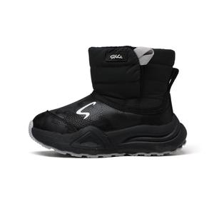 Теплые детские ботинки с низким голенищем Satchi, черный