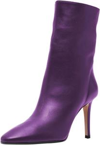 Женские ботильоны FOWT с заостренным носком до середины голени, на шпильке, эластичные, модные, для повседневной носки, улицы, вечеринок, для платьев, размеры US 4-16, Purple