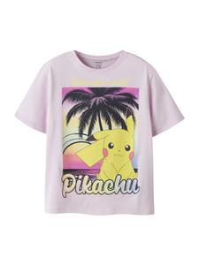 NAME IT Футболка 'NKFMuba Pokemon' в сиреневом цвете