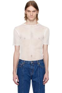 Футболка в сеточку Bally, белый