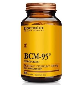 Doctor Life, Bcm-95 куркузеленый экстракт куркумы 500 мг Добавка 60 капсул