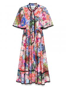 Платье с принтом пейсли NISSA, красный