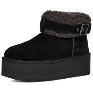 Ботинки короткие UGG зимние женские, черный