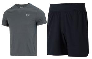 Повседневная спортивная одежда мужская серая+черная Under Armour