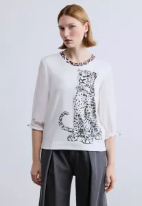 Топ с длинными рукавами Marc Cain, Off-White