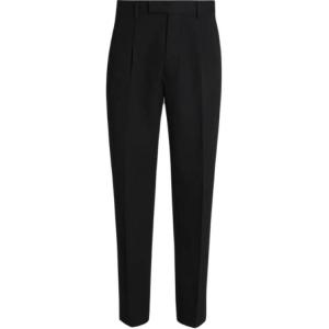 Брюки прямого кроя Zegna Ermenegildo Zegna, черный