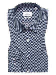 Рубашка с длинными рукавами темно-синего цвета Eterna