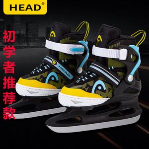 HEAD Коньки для фигурного катания для начинающих, детские ледовые коньки, роликовые коньки, Ball Blades, предварительно заточенные [стиль Ball Blade], черные, размер S [26-31] для стопы 15-19 см