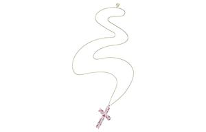 Swarovski Золотое покрытие Magda, искусственный кристалл, ожерелье