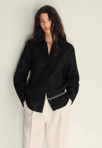 Блузка на пуговицах Mango, Black