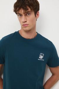 Хлопковая футболка Medicine, бирюзовый