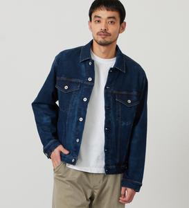 Комплект EDWIN: джинсовая куртка из трикотажа и джинсы из эластичной ткани, цвет Dark Blue